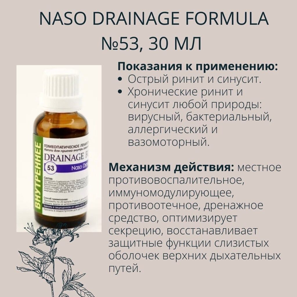 Naso Drainage Formula 30 мл